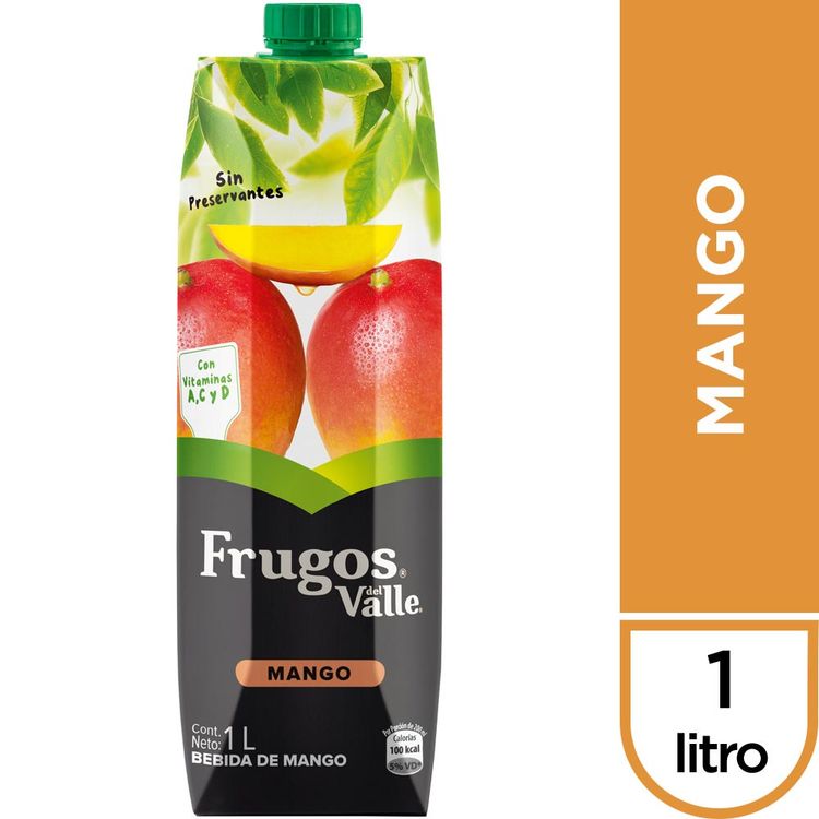 Bebida de Mango Frugos del Valle Caja 1 Lt